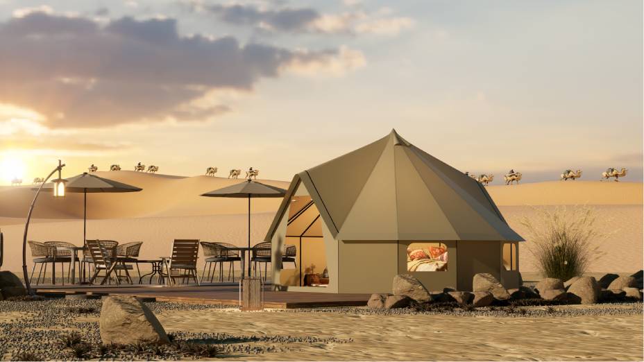 二连浩特市露营酒店帐篷厂家